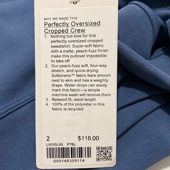 lululemon athletica Classic Blue Crewneck - Picture 2 of 8